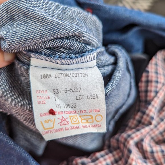 Pretty vintage denim Mango dress - size 7 - Robe maxi denim Mango - Picture 9 of 9